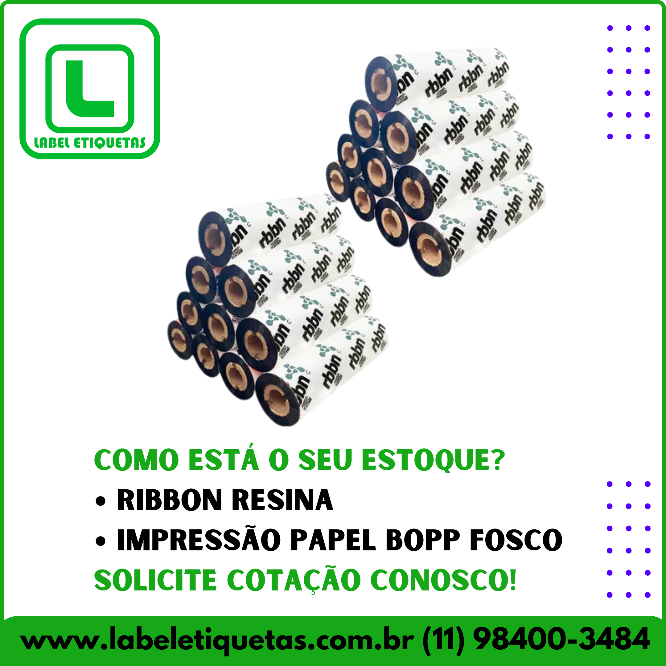 Ribbon Resina